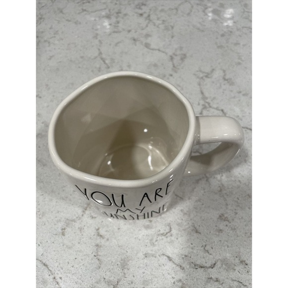 YOU ARE MY SUNSHINE White w/ Black Letters By Rae Dunn 19oz Mug Gift NEW - Picture 2 of 4